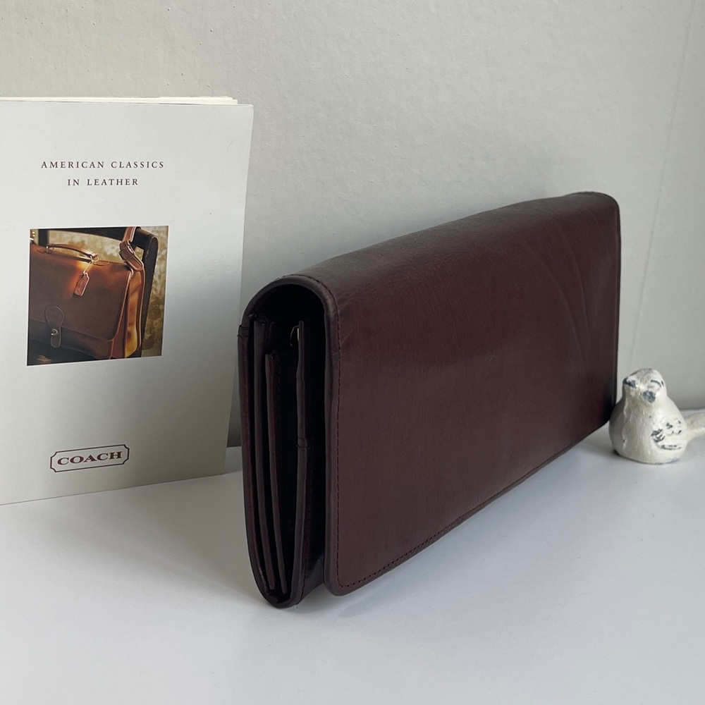 COACH Vintage Framed Envelope Kiss Lock Clutch 1990βs - Picture 15 of 16